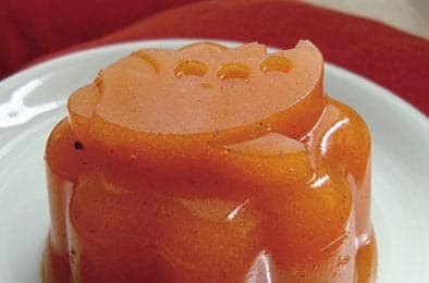 GELATINA DE CAQUI COM CANELA